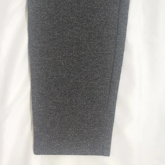 Banana Republic Herringbone Side Zip Pants, Color Black Gray Size M - Picture 5 of 14